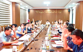 Hội nghị Ban Chấp hành Đảng bộ xã lần thứ 08 thông qua nhiều nội dung quan trọng