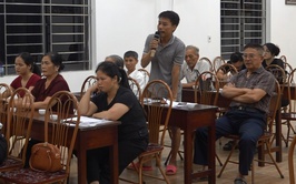 UBND xã Ô Diên tổ chức tuyên truyền tới người dân có đất bị thu hồi để thực hiện dự án Đường Tây Thăng Long chạy qua địa bàn xã Ô Diên