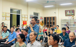 Hội nghị tuyên truyền, tiếp nhận ý kiến về phương án bồi thường, hỗ trợ, tái định cư dự án đầu tư xây dựng Đường Tây Thăng Long