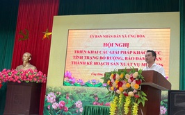 Ứng Hòa đánh giá tình hình sản xuất nông nghiệp, quyết tâm hoàn thành kế hoạch vụ Mùa năm 2026.