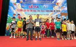 PHƯỜNG HỒNG HÀ TỔ CHỨC LỄ RA MẮT CÁC CÂU LẠC BỘ THỂ DỤC THỂ THAO THIẾU NHI HÈ NĂM 2026