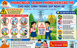 Chủ động phòng ngừa tai nạn phóng điện cao thế cho học sinh trong dịp nghỉ hè