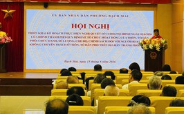 PHƯỜNG BẠCH MAI TRIỂN KHAI KẾ HOẠCH SẮP XẾP TỔ DÂN PHỐ TRÊN ĐỊA BÀN PHƯỜNG
