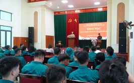 Ban Chỉ huy quân sự xã khai mạc huấn luyện lực lượng dân quân tại chỗ năm 2026