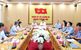 Xã Quảng Bị dự hội nghị trực tuyến Hội thảo khoa học cấp quốc gia “Một số vấn đề lý luận và thực tiễn về hoàn thiện mô hình chính quyền địa phương hai cấp”