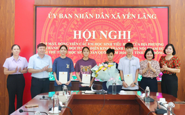 XÃ YÊN LÃNG GẶP MẶT, ĐỘNG VIÊN HỌC SINH THAM DỰ GIẢI THỂ THAO HỌC SINH PHỔ THÔNG TOÀN QUỐC NĂM 2026