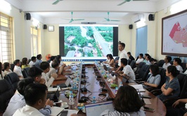 Hòa Lạc tổ chức Hội nghị rà soát ranh giới hành chính và trao đổi kinh nghiệm công tác giải phóng mặt bằng với xã Phú Cát.