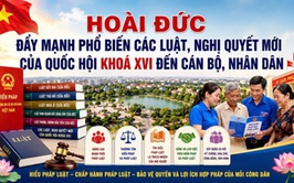 Hoài Đức đẩy mạnh phổ biến các luật, nghị quyết mới của Quốc hội khóa XVI đến cán bộ, nhân dân