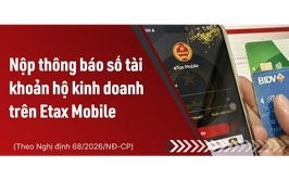 Nghĩa vụ pháp lý và lợi ích thiết thực cho hộ kinh doanh khi thông báo số tài khoản ngân hàng/số hiệu ví điện tử với cơ quan thuế