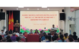 Hội nghị tiếp xúc cử tri của đại biểu HĐND phường trước kỳ họp thứ hai HĐND phường khóa II, nhiệm kỳ 2026 – 2031