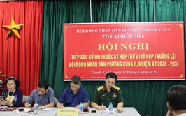 Tổ đại biểu số 6 HĐND phường Thanh Xuân tiếp xúc cử tri trước kỳ họp thứ 3 (kỳ họp thường lệ) HĐND phường khóa II, nhiệm kỳ 2026 - 2031
