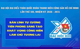 Chào mừng Đại hội đại biểu toàn quốc Đoàn Thanh niên Cộng sản Hồ Chí Minh lần thứ XIII nhiệm kỳ 2026 - 2031