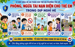 Phòng, ngừa tai nạn điện cho trẻ em trong dịp nghỉ hè