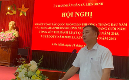 Liên Minh sơ kết công tác quân sự, quốc phòng địa phương 6 tháng đầu năm 2026
