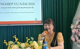 HỘI KHUYẾN HỌC XÃ VÂN ĐÌNH TỔ CHỨC HỘI NGHỊ TẬP HUẤN NGHIỆP VỤ KHUYẾN HỌC TRONG MÔ HÌNH CHÍNH QUYỀN ĐỊA PHƯƠNG HAI CẤP