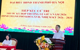 Tổ đại biểu HĐND thành phố Hà Nội tiếp xúc với cử tri 3 xã: Liên Minh, Đan Phượng và Ô Diên trước trước kỳ họp thường lệ giữa năm 2026