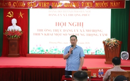 Đảng ủy xã Thượng Phúc thông qua chủ trương thực hiện dự án trục không gian quốc lộ 1a gắn với chỉnh trang, tái thiết đô thị