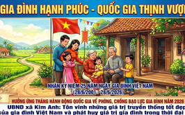 Gia đình hạnh phúc - Nền tảng của quốc gia thịnh vượng