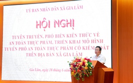 Xã Gia Lâm tổ chức Hội nghị tuyên truyền, phổ biến kiến thức về an toàn thực phẩm năm 2026