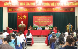 Đại biểu HĐND xã Mê Linh tiếp xúc cử tri trước kỳ họp thường lệ giữa năm 2026
