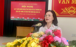 Lấy ý kiến Nhân dân về phương án sắp xếp thôn Liên Hồng