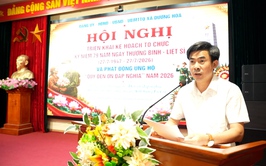 Hội nghị triển khai kế hoạch tổ chức kỷ niệm 79 năm ngày thương binh liệt sĩ (27/7/1947-27/7/2026) và phát động Quỹ “Đền ơn đáp nghĩa” năm 2026