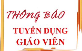 Tuyển dụng 65 chỉ tiêu giáo viên làm việc tại các cơ sở giáo dục Tiểu học và Trung học cơ sở công lập thuộc UBND xã Nội Bài năm 2026