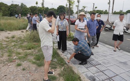Thiên Lộc tổ chức giao đất tái định cư tại thực địa cho các hộ dân phục vụ Dự án cầu Thượng Cát