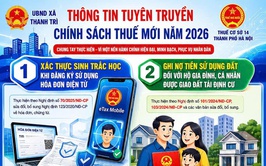 Thực hiện xác thực sinh trắc học đối với người đại diện theo pháp luật khi đăng ký sử dụng hóa đơn điện tử và chính sách ghi nợ tiền sử dụng đất đối với hộ gia đình, cá nhân được giao đất tái định cư