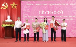 Xã Vật Lại tổ chức Lễ chào cờ đầu tuần và triển khai nhiệm vụ trọng tâm tháng 6 năm 2026