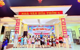 THÔN 5, XÃ TRUNG GIÃ TỔ CHỨC THÀNH CÔNG CHƯƠNG TRÌNH KHUYẾN HỌC – VUI TẾT THIẾU NHI 2026