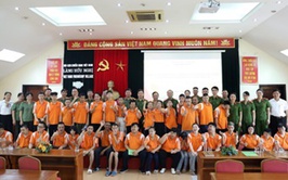 Dấu ấn nhân văn của Công an xã Hoài Đức tại Làng Hữu nghị Việt Nam