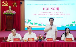 Đảng bộ phường Yên Nghĩa giao ban đánh giá công tác tháng 5, triển khai nhiệm vụ trọng tâm tháng 6 năm 2026