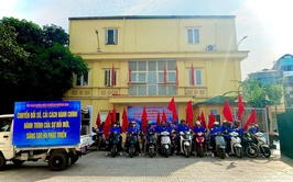 UBND phường Tương Mai tổ chức đoàn xe tuyên truyền lưu động Về công tác cải cách hành chính, chuyển đổi số trên địa bàn Phường 
