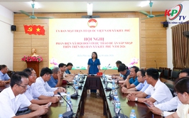 UB MTTQ xã Kiều Phú tổ chức hội nghị phản biện xã hội về dự thảo Đề án sắp xếp các thôn trên địa bàn xã