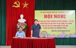 Nhân dân thôn Gia Khánh và Mễ Sơn được lấy ý kiến về dự thảo phương án bồi thường, hỗ trợ triển khai Dự án Khu đô thị thể thao quốc tế Hà Nội