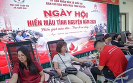 Xã Suối Hai vượt chỉ tiêu Hiến máu tình nguyện năm 2026