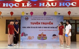 Xã Nam Phù: Quyết liệt bảo vệ thế hệ trẻ trước hiểm họa từ thuốc lá điện tử