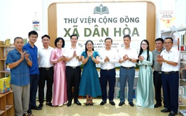 RA MẮT THƯ VIỆN CỘNG ĐỒNG XÃ DÂN HÒA - KẾT NỐI TRI THỨC, GẮN KẾT YÊU THƯƠNG