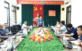 UBND XÃ DÂN HÒA LÀM VIỆC VỚI CÁC NHÀ THẦU XÂY LẮP VỀ TIẾN ĐỘ CÁC DỰ ÁN GIAO THÔNG TRỌNG ĐIỂM