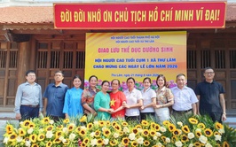 HỘI NGƯỜI CAO TUỔI XÃ THƯ LÂM TỔ CHỨC GIAO LƯU THỂ DỤC DƯỠNG SINH CỤM 1 NĂM 2026
