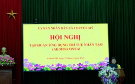 UBND xã Chuyên Mỹ tổ chức hội nghị tập huấn sử dụng trí tuệ nhân tạo OneAI