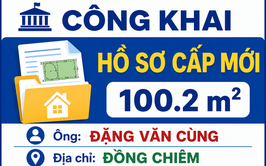 Danh sách công khai Kết quả kiểm tra hồ sơ đăng ký, cấp Giấy chứng nhận