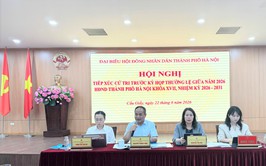 ĐẠI BIỂU HĐND THÀNH PHỐ HÀ NỘI - ĐƠN VỊ BẦU CỬ SỐ 5 TIẾP XÚC CỬ TRI TRƯỚC KỲ HỌP