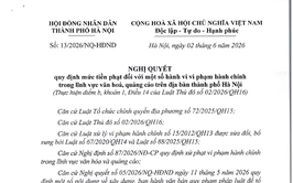 Hà Nội quy định mức tiền phạt cao hơn đối với một số hành vi vi phạm trong lĩnh vực văn hóa, quảng cáo