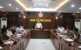 Hội nghị triển khai công tác tổ chức cưỡng chế đối với trường hợp vi phạm đất đai tại thôn Đông Đoài