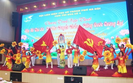 Sôi nổi chương trình nghệ thuật chào mừng thành công Đại hội đại biểu Phụ nữ toàn quốc lần thứ XIV của Hội LHPN Cụm thi đua số 4