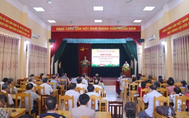 Đảng uỷ  phường Từ Liêm tổ chức hội nghị cho ý kiến về  phương án nhân sự cấp ủy chi bộ sau sắp xếp tổ dân phố