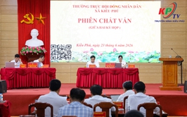 HĐND xã Kiều Phú khóa II, nhiệm kỳ 2026-2031 hoàn thành các nội dung tại kỳ họp thường lệ giữa năm 2026