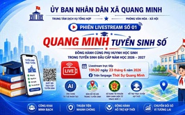 QUANG MINH TUYỂN SINH SỐ – ĐỒNG HÀNH CÙNG PHỤ HUYNH TRONG MÙA TUYỂN SINH ĐẦU CẤP 2026–2027